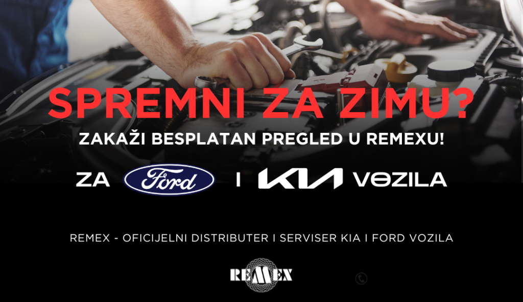 Besplatan Pregled za Vaše Vozilo: Kia ili Ford u Remex Servisu